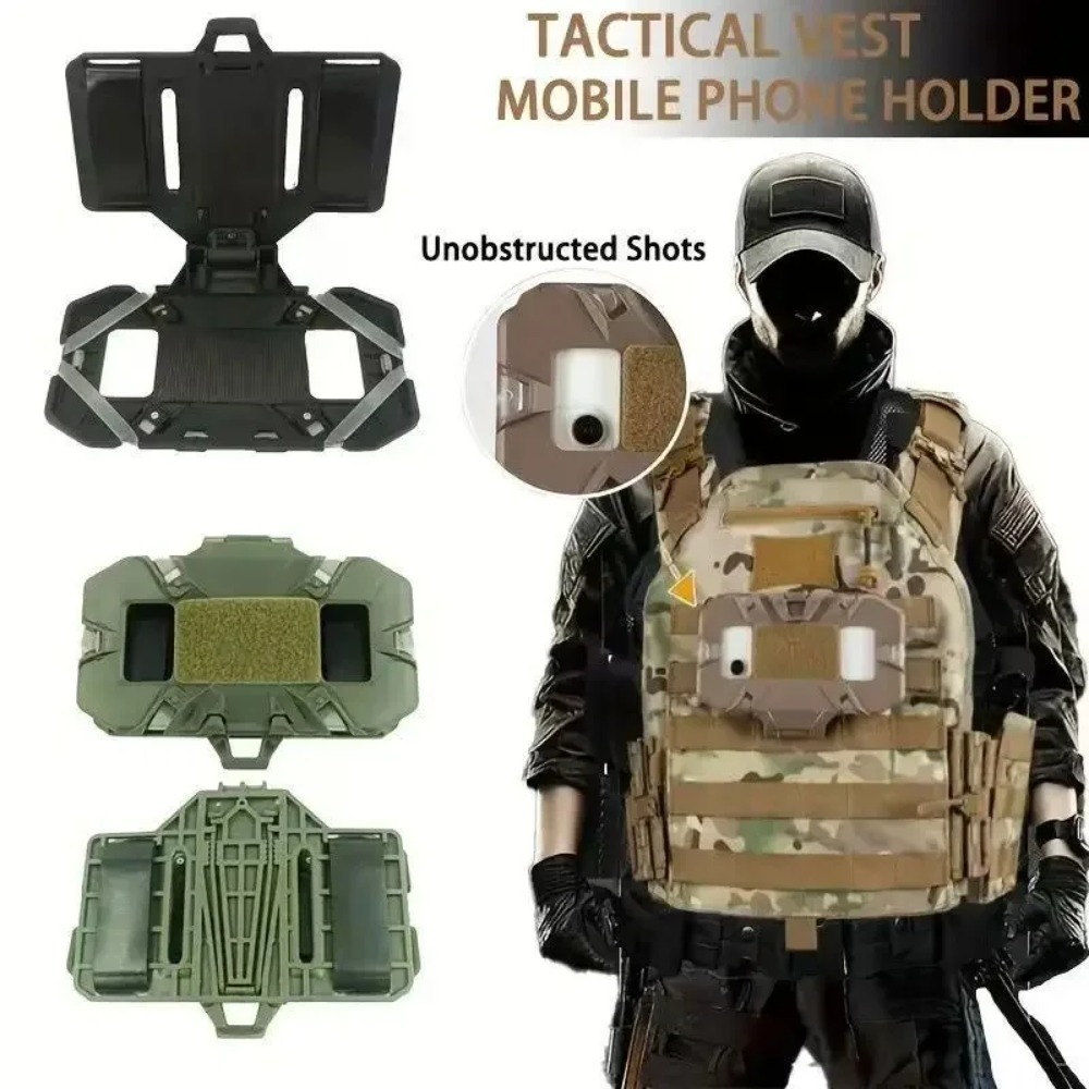 Tactical MOLLE Vest Phone Hold - Hunting Outdoor Game recension och pris