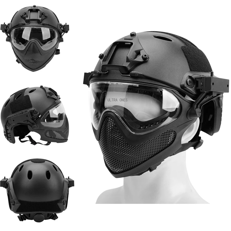Tactical Full-covered Helmet A - Hunting Outdoor Game recension och pris