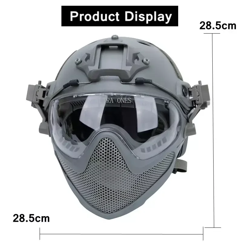 Tactical Full-covered Helmet A - Hunting Outdoor Game recension och pris