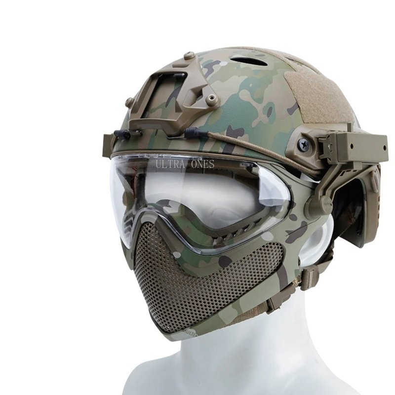 Tactical Full-covered Helmet A - Hunting Outdoor Game recension och pris