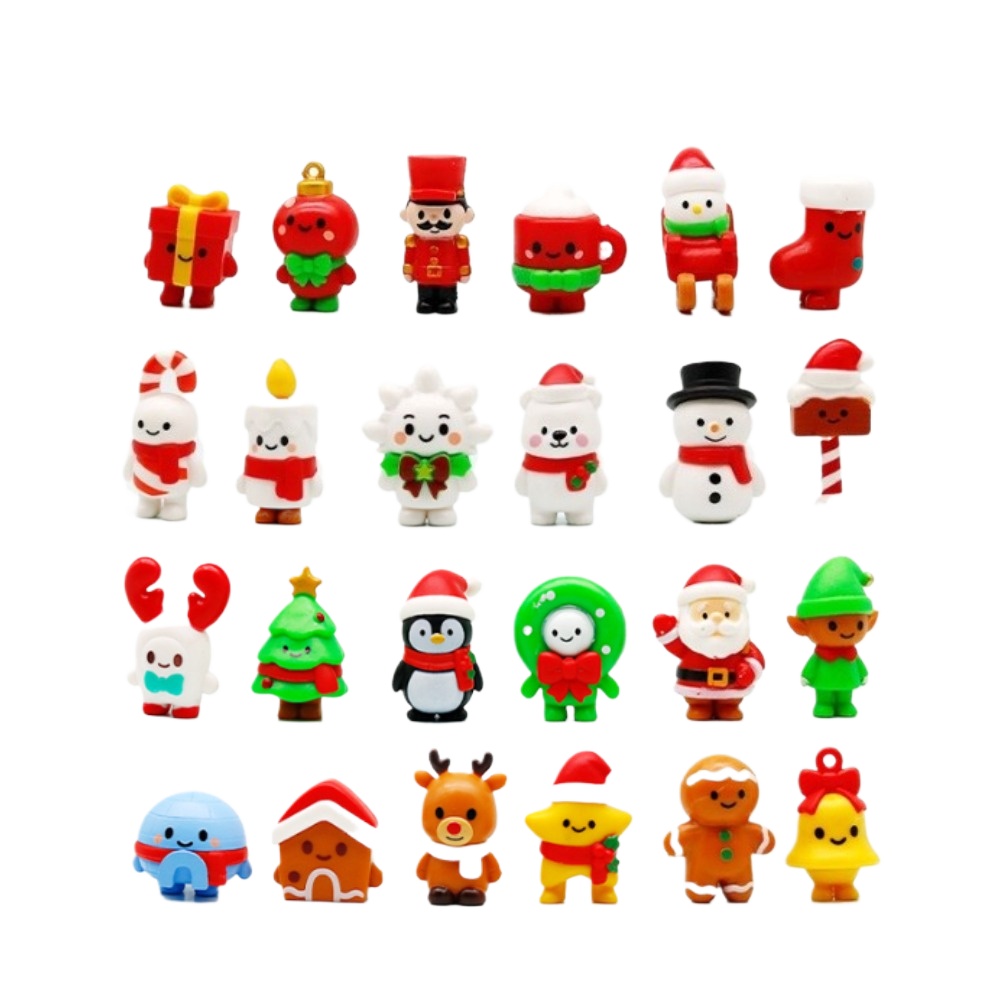 24Pcs Mini Christmas Action Fi - Elk Bugle Call recension och pris